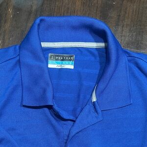 Size XL PGA Tour Men's Royal Blue Polo Shirt